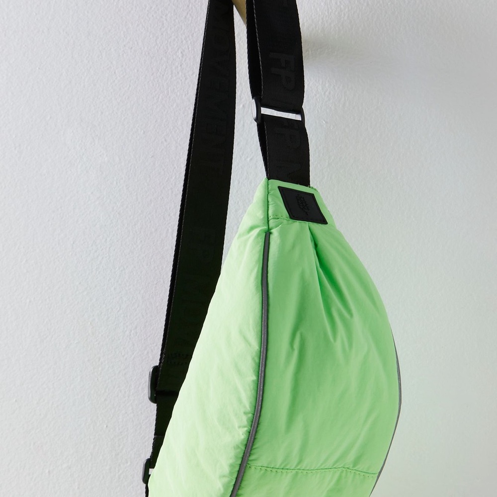 Free People Movement Bulls Eye Sling Bag - lime greens